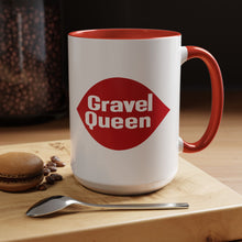 Load image into Gallery viewer, Gravel Queen - Accent Coffee Mug (11, 15oz)