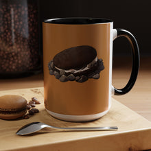 Load image into Gallery viewer, Gravel Whoopie Pie Accent Coffee Mug (11, 15oz)