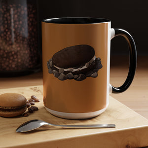 Gravel Whoopie Pie Accent Coffee Mug (11, 15oz)