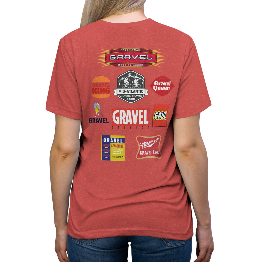 Gravel Sponsors - Unisex Triblend Tee