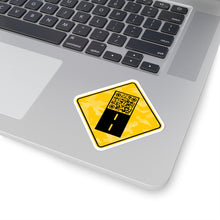 Load image into Gallery viewer, Pavement Ends Road Sign Sticker
