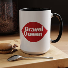 Load image into Gallery viewer, Gravel Queen - Accent Coffee Mug (11, 15oz)