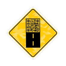 Load image into Gallery viewer, Pavement Ends Road Sign Sticker