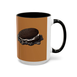 Gravel Whoopie Pie Accent Coffee Mug (11, 15oz)