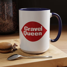 Load image into Gallery viewer, Gravel Queen - Accent Coffee Mug (11, 15oz)