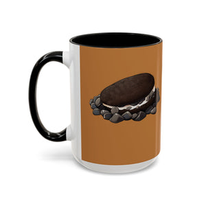 Gravel Whoopie Pie Accent Coffee Mug (11, 15oz)